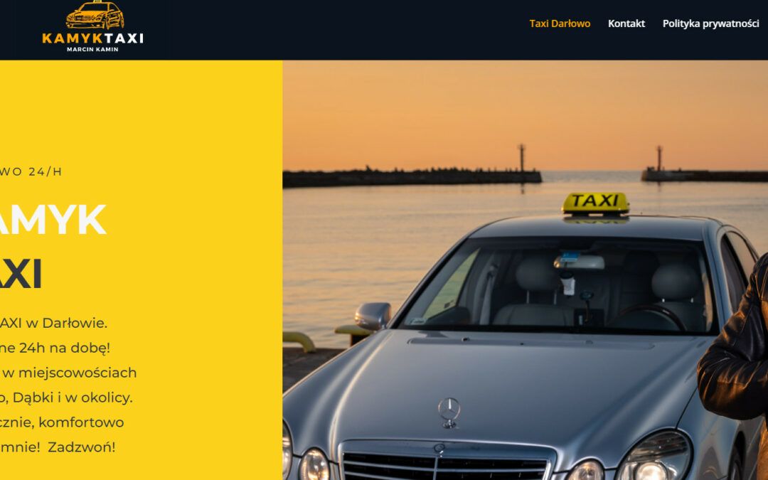 TAXI DARŁOWO- strona www dla lokalnego taksówkarza
